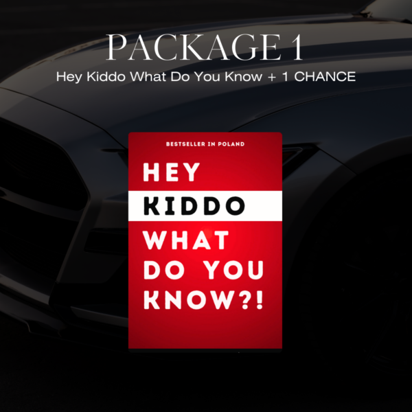 Package 1: E-book Hey Kiddo What Do You Know + 1 chance